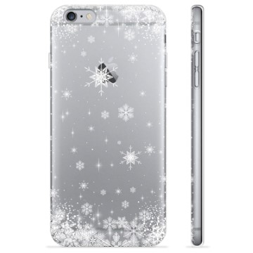 Capa de TPU para iPhone 6 / 6S  - Flocos de Neve