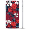 Capa de TPU para iPhone 6 Plus / 6S Plus  - Flores Vintage