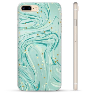 Capa de TPU para iPhone 7 Plus / iPhone 8 Plus  - Hortelã Verde