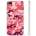 Capa de TPU para iPhone 7 Plus / iPhone 8 Plus  - Camuflagem Rosa