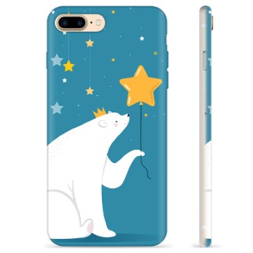 Capa de TPU para iPhone 7 Plus / iPhone 8 Plus  - Urso Polar