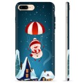 Capa de TPU para iPhone 7 Plus / iPhone 8 Plus  - Boneco de Neve