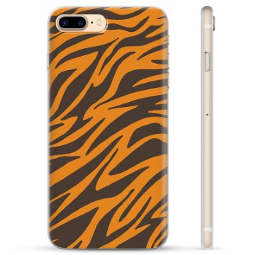 Capa de TPU para iPhone 7 Plus / iPhone 8 Plus  - Tigre