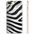 Capa de TPU para iPhone 7 Plus / iPhone 8 Plus  - Zebra