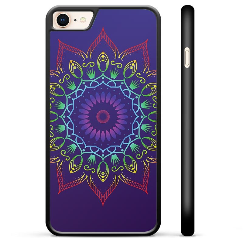 Capa Protectora para iPhone 7/8/SE (2020)/SE (2022) - Mandala Colorida