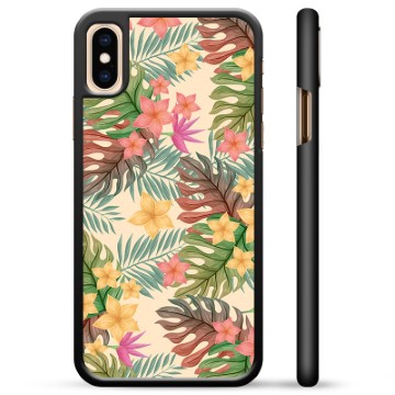 Capa Protectora para iPhone XS Max  - Flores Cor-de-rosa