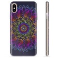 Capa de TPU para iPhone XS Max  - Mandala Colorida