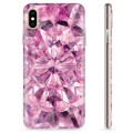 Capa de TPU - iPhone X / iPhone XS - Cristal Rosa