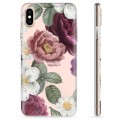 Capa de TPU para iPhone XS Max  - Flores Românticas