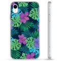 Capa Híbrida para iPhone XR  - Flores Tropicais