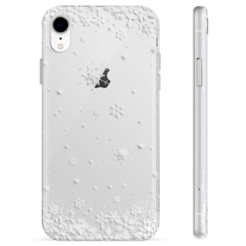 Capa de TPU para iPhone XR  - Flocos de Neve