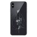 Reparação da capa traseira do iPhone XS - só vidro - Preto