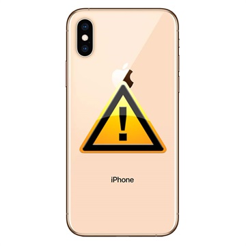 iPhone XS Battery Cover Repair - incl. frame - Dourado