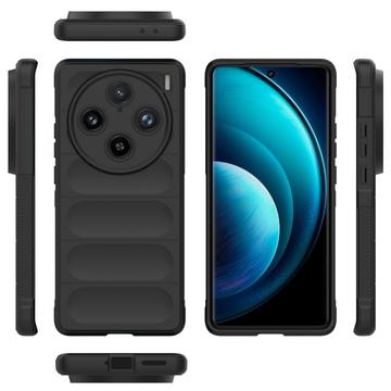 Capa de TPU Rugged Series para vivo X100 Pro - Preto