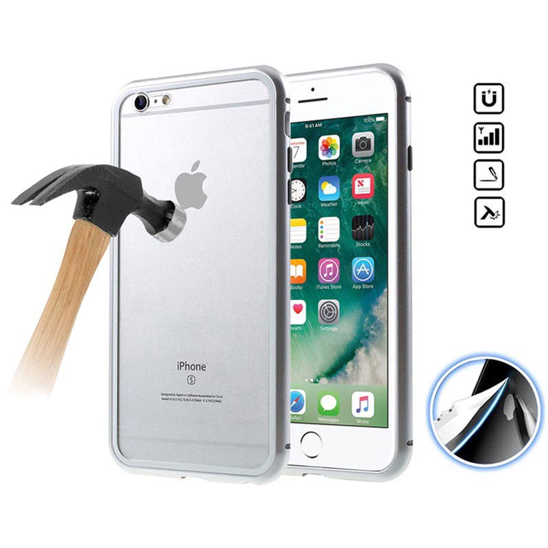 iPhone 6 Plus/6S Plus Case with Tempered Glass