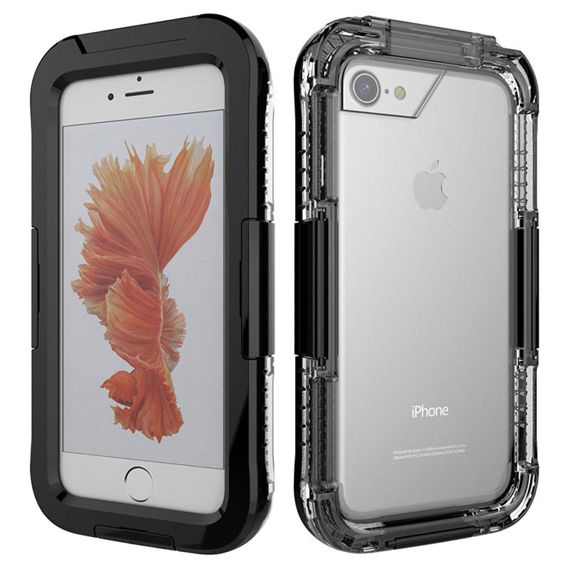 Capa Impermeável para iPhone 7/8/SE (2020) Preto