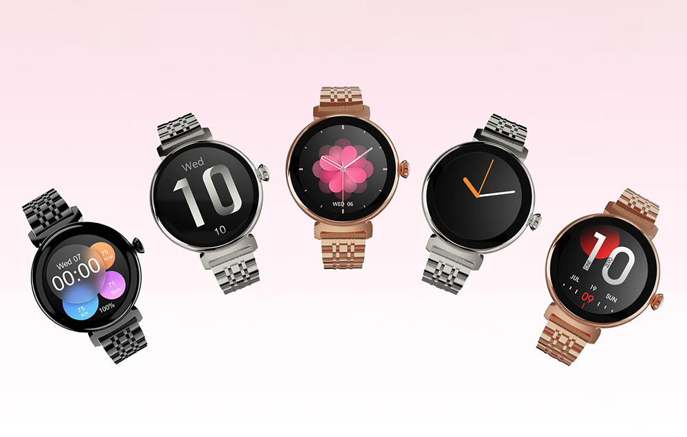 HiFuture Future Aura Smartwatch para mulher - Preto