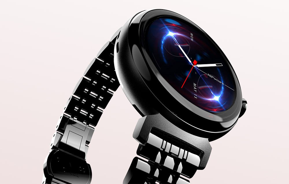 HiFuture Future Aura Smartwatch para mulher - Preto