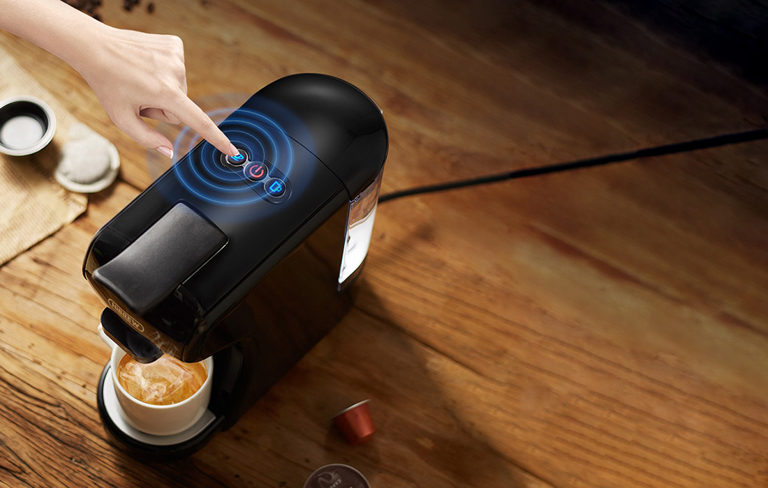 Máquina de café de cápsulas HiBREW H1A 1450W 3 em 1