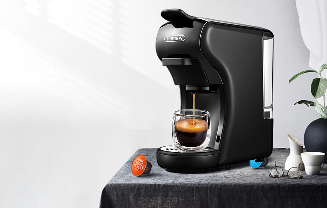 Máquina de café de cápsulas HiBREW H1A 1450W 3 em 1