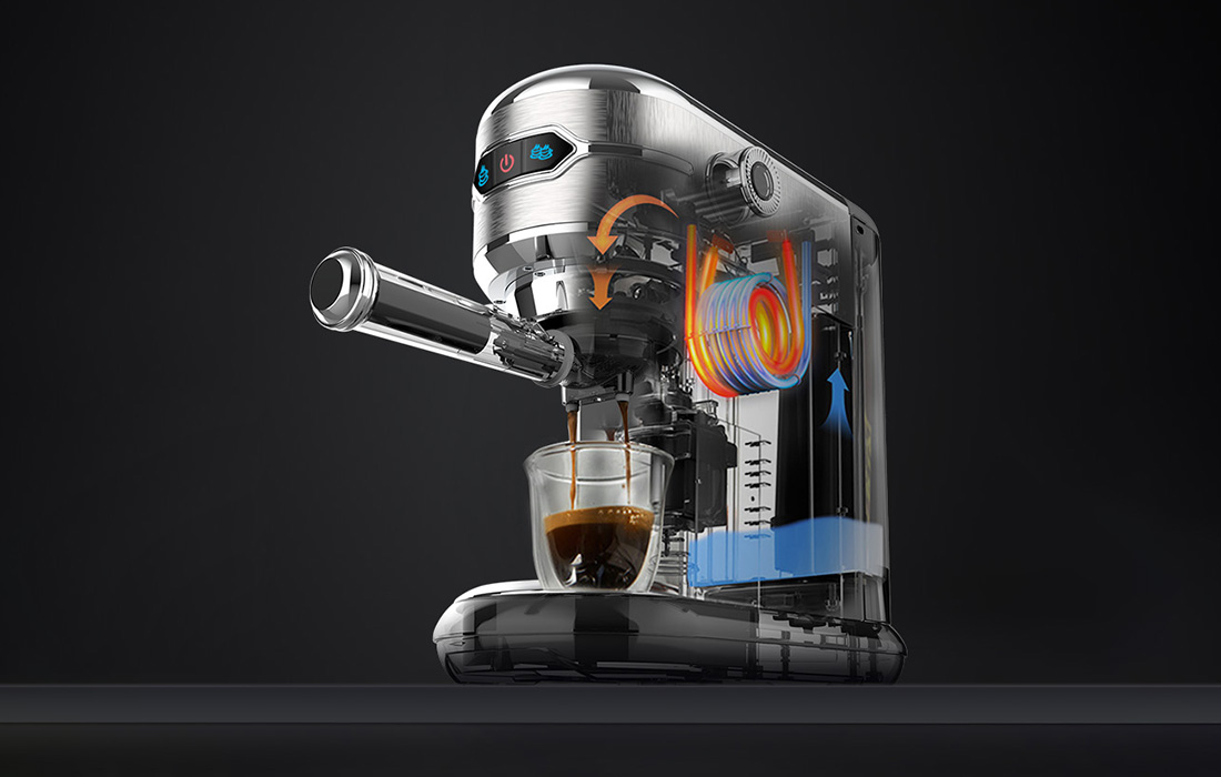 Máquina de café HiBREW H11 Cob 1450W