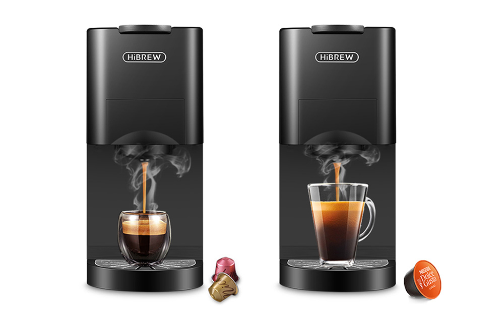 Máquina de café de cápsulas HiBREW H3A 4 em 1 1450W