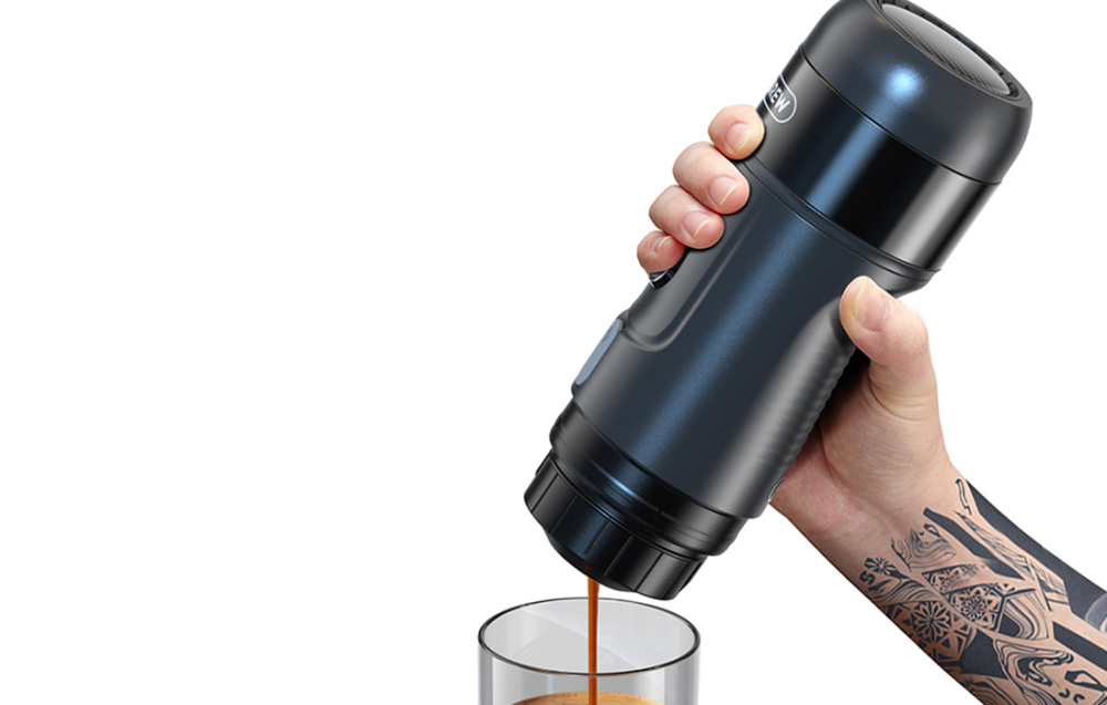 HiBREW H4A Cafeteira portátil 3 em 1 com estojo 80W