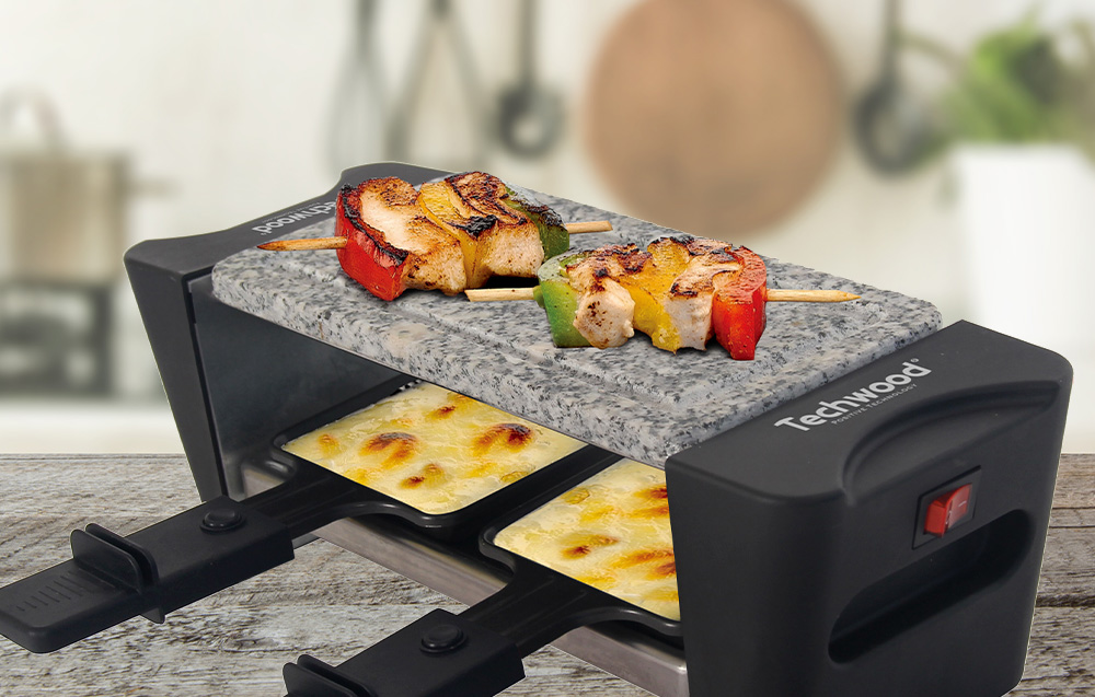 Grelhador Techwood TRD-346 Raclette duo elétrico