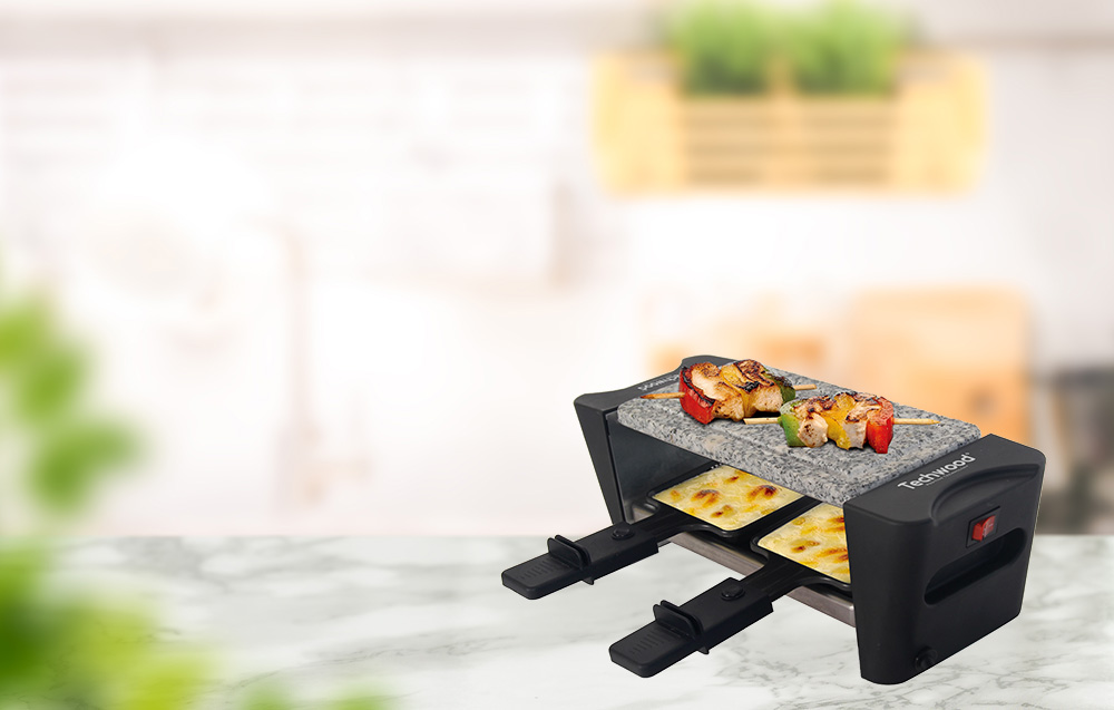 Grelhador Techwood TRD-346 Raclette duo elétrico