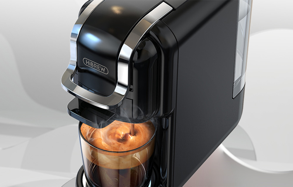 Máquina de café de cápsulas HiBREW H2B 5 em 1 - preta