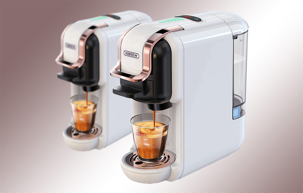 HiBREW H2B Máquina de café de cápsulas 5 em 1 - branco